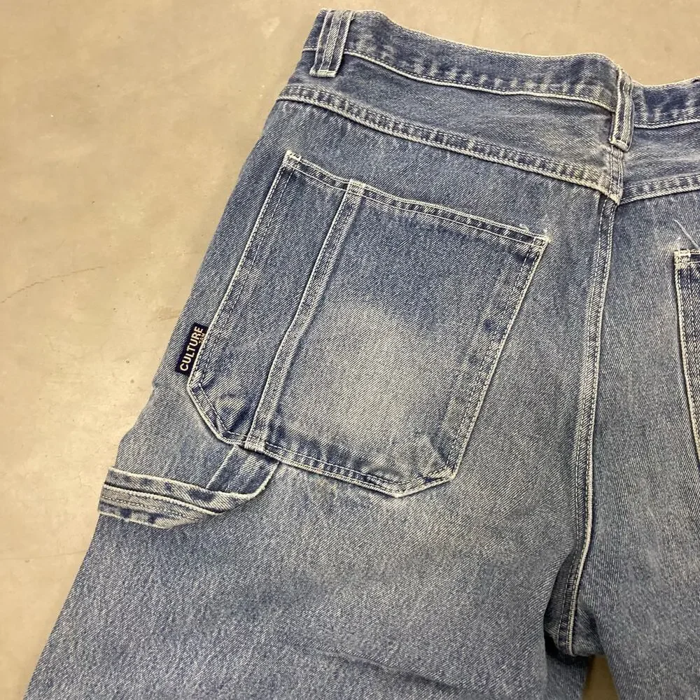 vintage baggy y2k culture jam cargo jeans 38x32